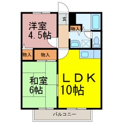 サンモール常盤の物件間取画像